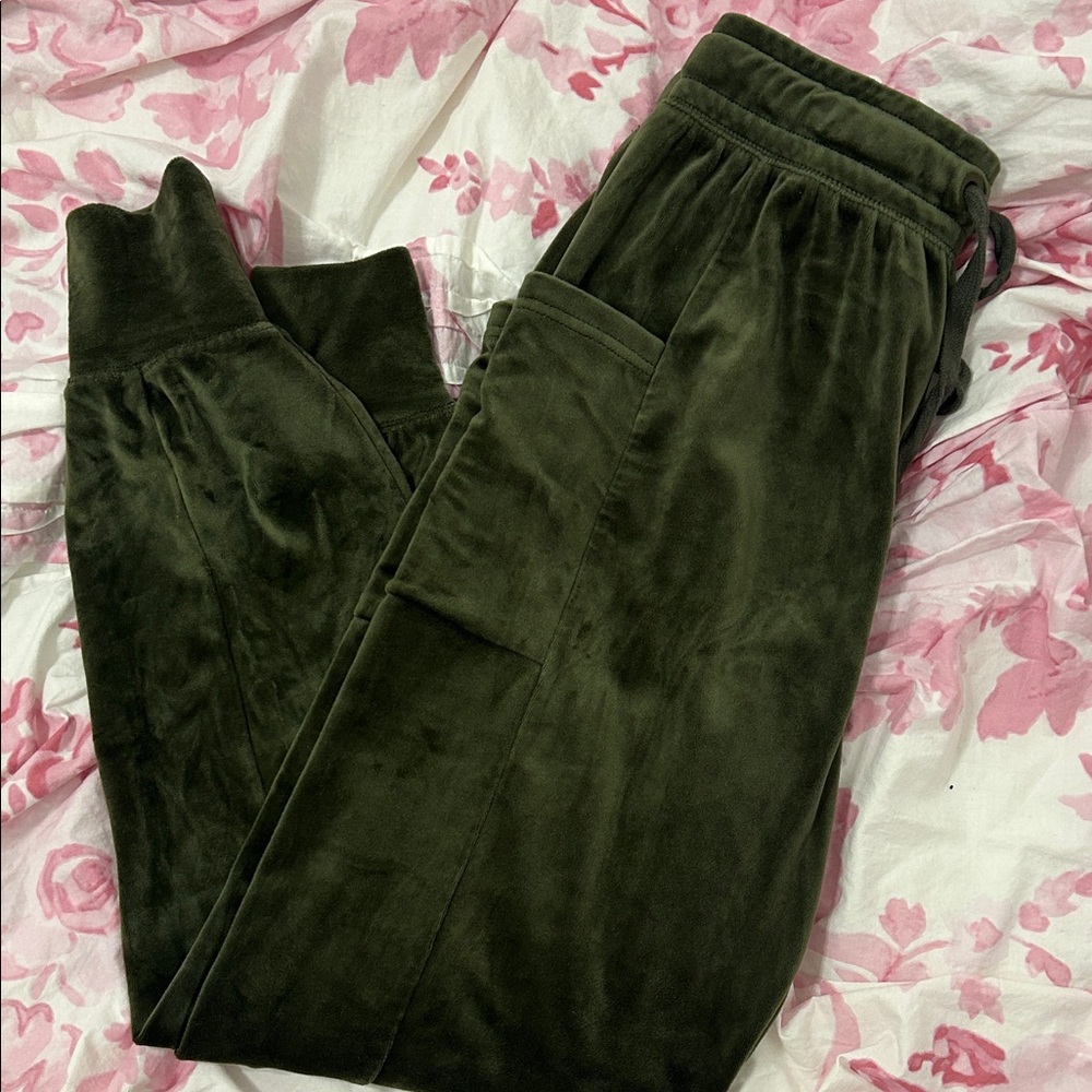 Olive Green Aerie Joggers